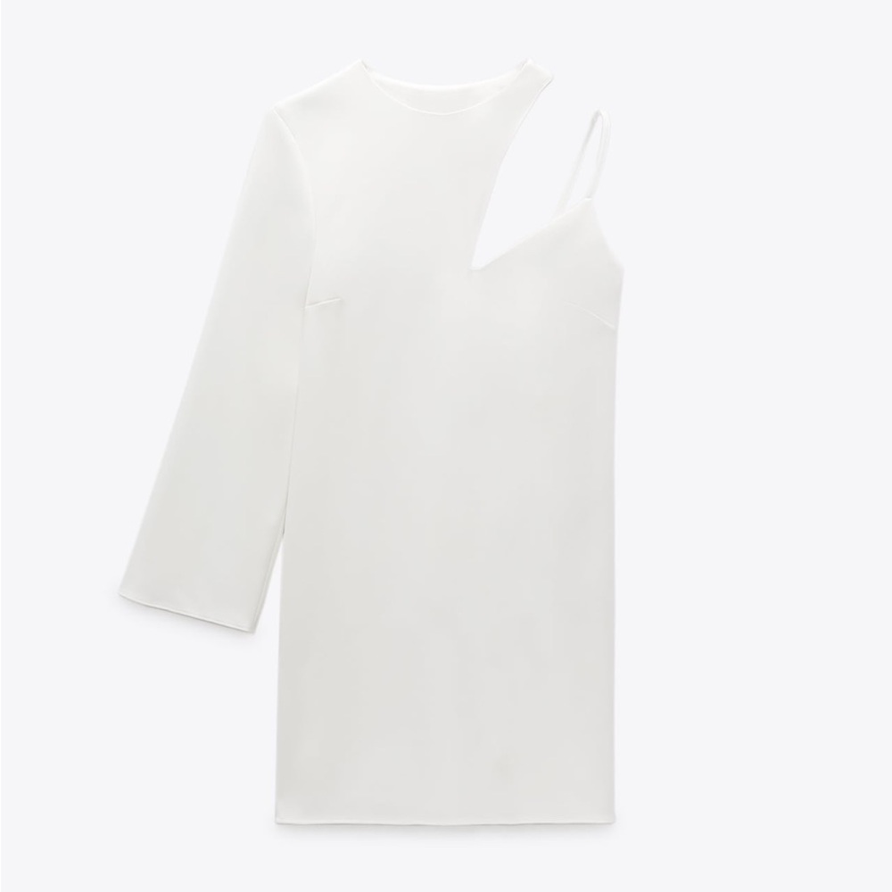 Zara short asymmetrical dress